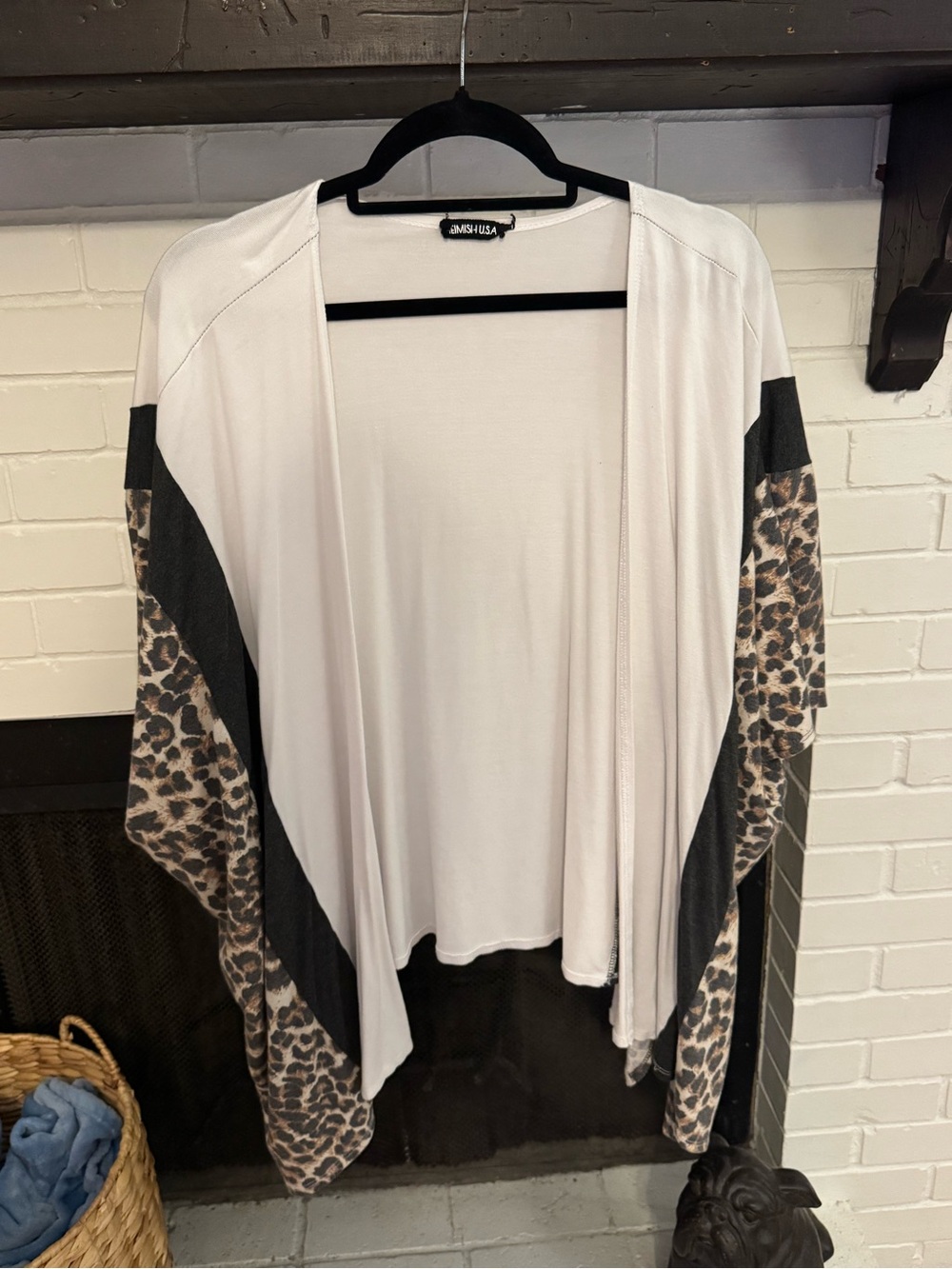 HEIMISH USA Animal Print Cardigan